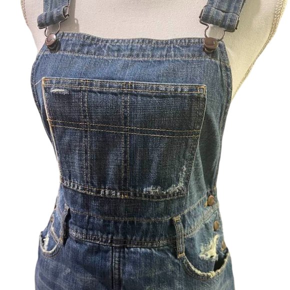 JOE'S Denim Skirtall Overall Mini Skirt Collector's Edition SELVEDGE Den… - Picture 3 of 16